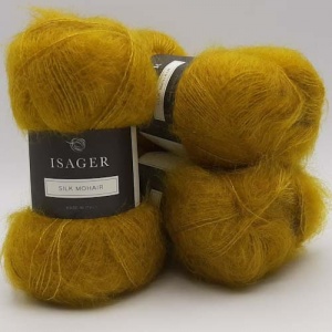 Isager Yarns Silk Mohair - mustard